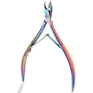 Professionele roestvrijstalen nagelriemknipper met ergonomisch ontwerp - precisie nagelriemtang voor manicure en pedicure, geschikt voor thuisgebruik en salons