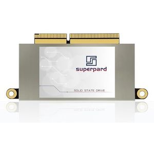 Superpard NVMe SSD 512 GB voor MacBook Pro Retina 13 inch A1708 (2016-2017) EMC 2978/3164 Non-Touch Bar Modellen (MacOS voorgeïnstalleerd)