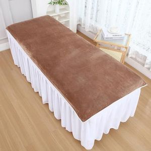 Brown(n),200x100cm,LDLCYCN Massage Beddengoed Microfiber Beauty Beddeksel Spa Massage Tafel Gezicht Handdoek Voor Salon Spa Therapeut Badlaken Handdoek Massage Beddeksel Machine Wasbaar