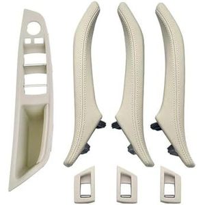 Auto interieurdeurgrepen Voor BMW 5 Serie F10 F11 F18 520 523 525 528 530 535 Linksgestuurd LHD Lederen Interieur Deurgreep Montageset(LHD Oyster)