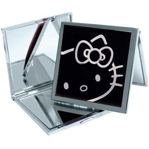 Hello Kitty Square Compact Spiegel - Zwart