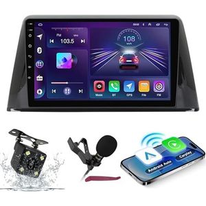 Android 14 Autoradio Navi voor P-eugeot 308 2016-2018 9 ""Screenradio met draadloze carplay Android Auto GPS Navigatieondersteuning Bluetooth 5.0 HIFI FM 5G-WiFi SWC MIC-camera,M400s