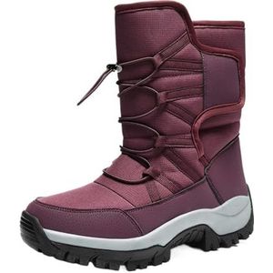 JTKSSCS - Winterlaarzen - Rood - Dames - Warm Houden - Slip On - Outdoor