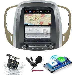 Android 15 Autoradio Navi voor B-uick Regal (2009-2012) 10.4 ""Touchscreen Car Multimedia Player met draadloze carplay GPS-navigatie Bluetooth 5.0 HIFI FM 5G-WiFi SWC DSP MIC,4g+64g