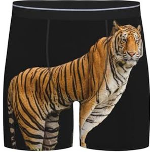 GRatka Boxer slips, heren onderbroek Boxer Shorts been Boxer Briefs grappige nieuwigheid ondergoed, Bengaalse tijger uitsparingen, zoals afgebeeld, XL