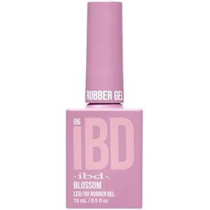 IBD Rubber Gel Blossom - 15 ml - Made in USA - Premium nagellak voor duurzame, natuurlijke manicure en gladde nagels - led-/uv-lak