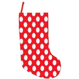 Leuke Polka Dot Print Kerst Kousen,Vakantie Party Decoraties
