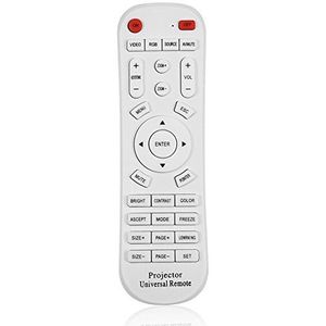 VBESTLIFE Universele afstandsbediening controller voor projector, voor PPT/Keynote/Prezi/OpenOffice/Windows/Mac OS/Android/Linux, 10 m, wit
