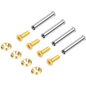 MOLKASIA 4 set Metalen Schroeven Voor 25Mm Dikte Computer Fan Platte Hoofd Mount Computer Vervanging Schroeven