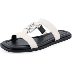 Aerosoles Boston Slide Sandaal voor dames, Eierpunch Leer, 37.5 EU