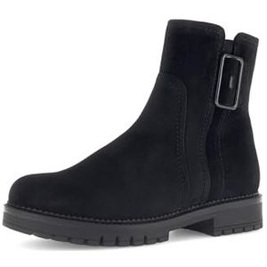 Gabor Bikerboots voor dames, comfortabele extra breedte (H), Zwart 47, 41 EU Breed