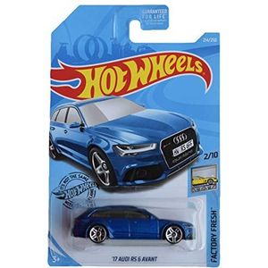 Hot Wheels Factory Fresh Series 2/10 '17 Audi RS 6 Avant 214/250, Blue