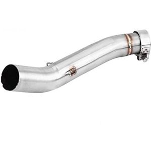 LFYEQZ Voor Benelli Voor BN302 Voor TNT300 2014-2018 Motorfiets Uitlaat Midden Pijp Link Sluit Rvs Uitlaatpijp Accessoires(1)