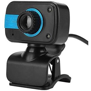 HD-webcam, computercamera Webcam met ingebouwde microfoon 360 graden rotatie pc-camera voor laptops en desktops