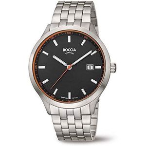 Boccia Heren analoog quartz horloge met titanium band 3614-03, Armband