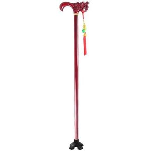 Wandelstokken, De Wandelstok met draken-/fenikskop for mannen en vrouwen, handgesneden wandelstok van beukenhout(B,Use Height 140 150Cm)