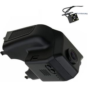 Auto Road Record WiFi DVR Dash Camera Rijvideorecorder Compatibel met Mercedes Benz E MB W213 E300 E350 E400 E43 E63 2016 2017(Front And Back black)