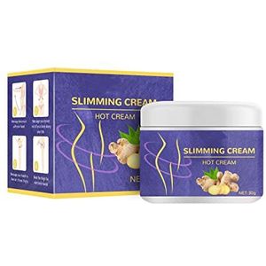 Natuurlijke afslankende gembercrème voor buik, verstevigende buikcrème, cellulitiscrème, die slappe huid verstevigt