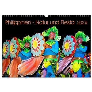 Filippijnen - Natuur en Fiesta (wandkalender 2024 DIN A3 horizontaal), CALVENDO maandkalender