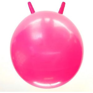 Jobber Toys Skippybal - 45 cm - Springbal - Roze of Blauw (Roze)