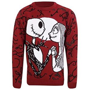 Heroes Inc. Nightmare Before Christmas Jumper Jack And Sally Officieel Unisex Ugly Sweater Maat S
