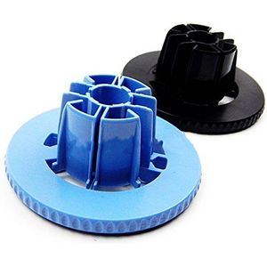 Vervanging 1 paar spindel hub (blauw+zwart) voor HP DesignJet 500 500PS 800 800PS C7769-40169 C7769-40153