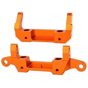 IWBR For Achter Bumper Mount 1/6 RC Auto Crawler Axiale SCX6 Fit for Jeep JLU Wrangler Rubicon Body Chassis Onderdelen (Size : Set Red)