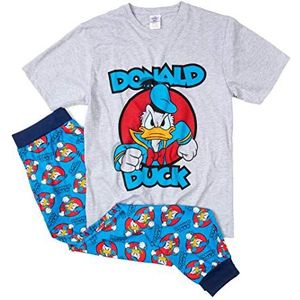 TDP Textiles Heren Grijs Donald Duck Pyjama