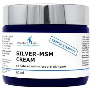 Drievoudige Sterkte Zilver-MSM Crème 60 ml
