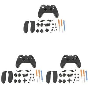 Tityvirnix 3 set Volledige Shell Kit Vervanging Cover Case Set voor Zwart