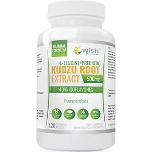 Kudzu Root Extract - Voedingssupplement - 120 Capsules - 40% Isoflavonen