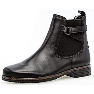 Gabor Dames Fashion Chelsea Boots, zwart, 40 EU