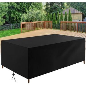 NXMYDBD Tuinmeubelhoezen van 235 x 180 x 70 cm / l x b x h outdoor tuinmeubelhoezen voor alle weersomstandigheden, 420D Oxford voor terras, rotan tafel, stoel bank, waterdichte stofhoes, meerdere