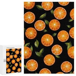 Sinaasappels Citrius Fruit legpuzzels voor volwassenen, 300 stuks houten puzzels, unieke puzzelgeschenken, 300 stuks