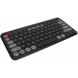BROLEO Draadloos toetsenbord voor mini-keycaps rond ultradunne cirkel compacte miniatuur kleurmatch voor draadloos toetsenbord cirkelvormig toetsenbord toetsenborden