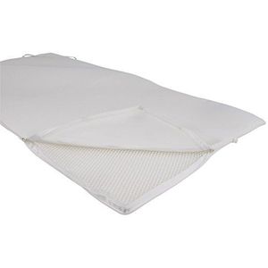 ABZ airgosafe topper - 60x120x3 cm - Wit