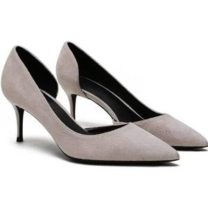 Hakken Schoen-Elegante Pumps Vrouwen-Stiletto-Sexy Naaldhak - Gesloten Puntige Teen - Avond-Feest-Luxe Mode Vrouwelijke Hakken - Kantoorschoenen voor Vrouwen 26-CHC-19, 7 Abrikoos, 40 EU