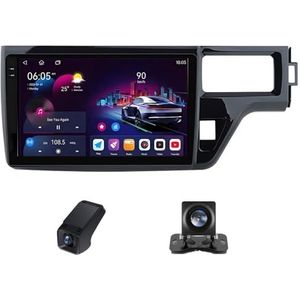 Android autoradio 2 Din geldt voor Honda Stepwgn Spada 5 2015-2021 met Draadloze Carplay Android Auto GPS Navi WiFi 9 inch met Bluetooth FM/RDS+ Achteruitrijcamera/Stuurwielbediening(C30Plus)