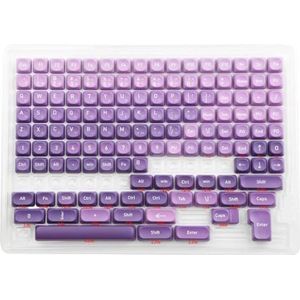 QPSJXN MOA Profiel PBT Keycap Set 134 voor mechanische gaming-toetsenborden MX (JP Box M134-P)