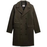 Superdry - Merchant Wool Blend Long Jas - Winterjas