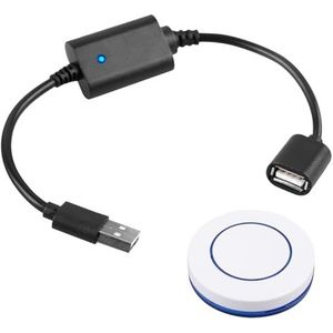 USB-afstandsbedieningsschakelaar, DC 5 V USB draadloze afstandsbedieningsschakelaar, USB-afstandsbediening met controlelijnen, USB-schakelaar, draadloze afstandsbediening voor kleine
