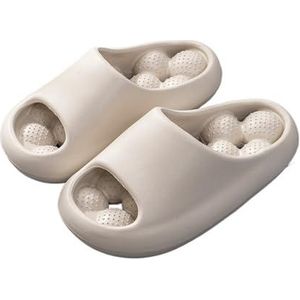 Zephyria cloudies slippers voor vrouwen, zomerpantoffels voor dames, holle badkamersandalen voor binnen en buiten, pantoffels voor dames en heren, voor dames en heren, douchesandalen, Kaki, 38.5 EU