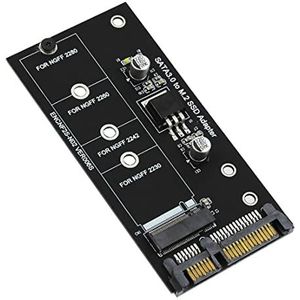 Nihcora - M.2 NGFF Converter - 2,5 Inch SATA3 Card - B Key voor 2230-2280 M2 SSD