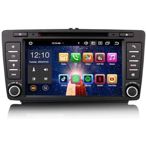 [4G+64G] Android 13 8 Core autoradio voor Skoda Yeti Octavia Rapid Roomster Superb Carplay Android Auto GPS Navi DSP Bluetooth 5.0 WiFi Dab+ TPMS DVR CD/DVD grijs