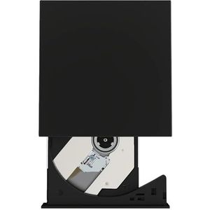 Externe CD/DVD-drive, slanke draagbare externe CD-RW-drive DVD-RW-brander/schrijver for laptop, notebook, pc en desktopcomputer