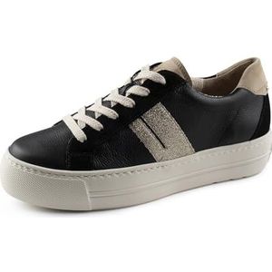 Paul Green Dames Pauls, lage sneakers voor dames, zwart 03x, 40 EU