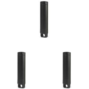 3 Set van Droge Fles Outdoor Seal Waterdichte Draagbare Pil Case Camping Wandelen Container Aansteker Sleutels Houder Emergency Organizer Zwart