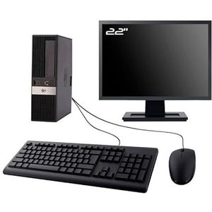 PC HP rp5800 SFF display 22 inch Intel I3-2100 RAM 8 GB SSD 2 TB W11 WiFi (gereviseerd)