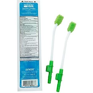 Tandenzuig Wattenstaafje Systeem Met Perox-A-Mint Oplossing (Sage #6512)