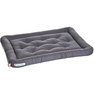 Doctor Bark Hondenkussen - orthopedisch hondenbed, wasbaar op 95 graden, hygiënisch, robuust en comfortabel (L - 90 x 70 cm, grijs)